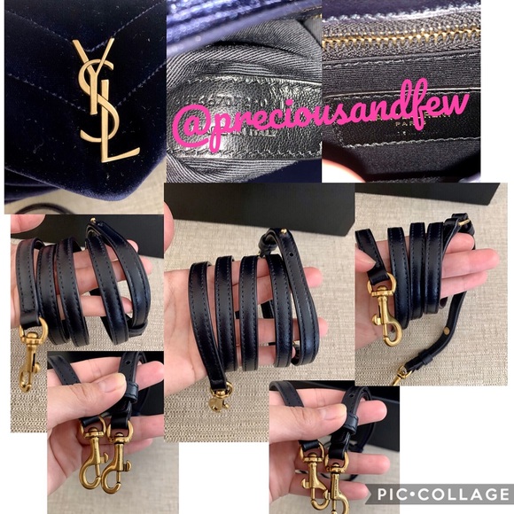 ❌SOLD❌NWT Saint Laurent Toy Loulou Velvet Bag - Picture 6 of 8